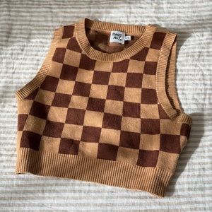 Princess Polly Checkered Crop Top